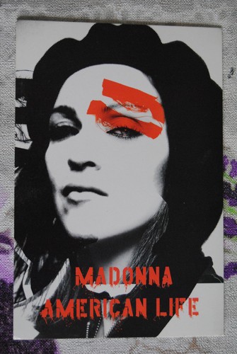 Madonna cartolina promozionale - madonna,